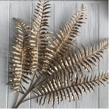 Ветка папороти, 74 см, золото, шт. Ветка папороти, 74 см, золото, шт.
