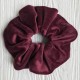 Скранч велюр, 12 см, бордовый, шт.