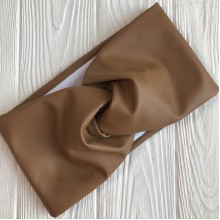 Повязка экокожа (флис), 12 см, карамельный, шт.