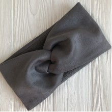 Повязка замша (флис), 12 см, серый, шт.