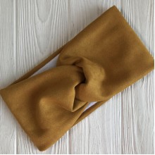 Повязка замша (флис), 12 см, горчичный, шт.