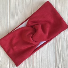 Повязка замша (флис), 12 см, красный, шт.