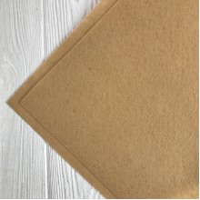 Фетр 1 мм, кофейный, 40 х 50 см