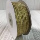 Парча 0,3 см, золото, рулон 90 м Парча 0,3 см, золото, рулон 90 м