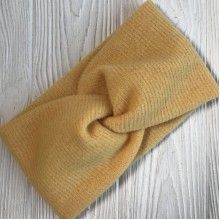 Повязка ангора рубчик, 11х21 см, горчичная, шт.