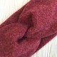 Повязка ангора рубчик, 11х21 см, бордова, шт.