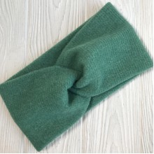 Повязка ангора рубчик, 11х21 см, изумрудная, шт.
