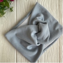 Повязка рубчик флис широкая, 19х15 см, голубая, шт.