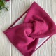 Повязка рубчик флис широкая, 19х15 см, малиновая, шт.