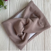 Повязка рубчик флис широкая, 19х15 см, пудровая, шт.