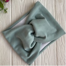 Повязка рубчик флис широкая, 19х15 см, мятная, шт.