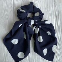 Резинка Твилли жатка большой горох, 30 см, сапфировый, шт.