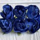 Піоновідна троянда, 3 см, темно-синій, упаковка 60 шт.