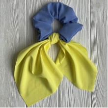 Резинка Твилли софт жатка Ukraine, 30 см, голубо-желтый, шт.