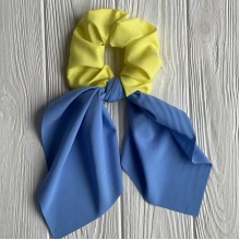 Резинка Твилли софт жатка Ukraine, 30 см, желто-голубой, шт.