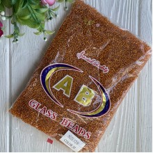 Бисер прозрачный, размер 12/0, карамельный (30), упаковка 400 г