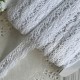 Кружево вязаное Айрис (D03602), 2 см, белое, рулон 45 м