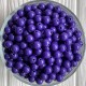Бусина акриловая VIP, 8 мм, темно-фиолетовый, упаковка 500 г