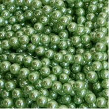 Жемчуг на нити Vip, 8 мм, светло-зеленый, упаковка 500 г