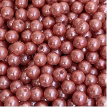 Жемчуг на нити Vip, 8 мм, пудровый, упаковка 500 г