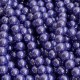 Жемчуг на нити Vip, 8 мм, фиолетовый, упаковка 500 г