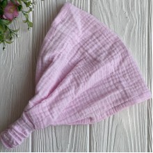 Муслиновая бандана, 24х20 см, светло-розовая, шт.