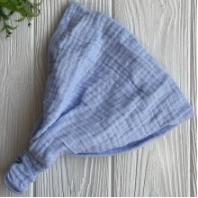 Муслиновая бандана, 24х20 см, голубая, шт.