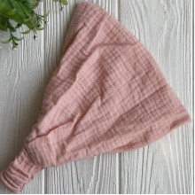 Муслиновая бандана, 24х20 см, персиково-пудровая, шт.