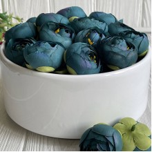 Бутон ранункулюса, 4 см, изумрудный, упаковка 25 шт.