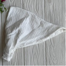 Муслиновая косынка, 24х25 см, белая, шт.