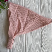 Муслиновая косынка, 24х25 см, персиково-пудровая, шт.