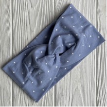 Повязка стрейч кулир, 10х21 см, небесно-голубая в мелкий горох, шт. Повязка стрейч кулир, 10х21 см, небесно-голубая в мелкий горох, шт.