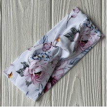Повязка стрейч кулир, 10х21 см, белая с розой, шт. Повязка стрейч кулир, 10х21 см, белая с розой, шт.
