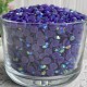 Стразы непрозрачные с перламутром, 6,5 мм, темно-фиолетовый, упаковка 10000 шт.