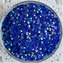 Стразы непрозрачные с перламутром, 5 мм, темно-синий, упаковка 30000 шт.