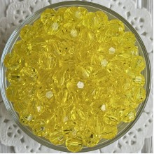 Хрусталь круглый, 10 мм, желтый, упаковка 500 г