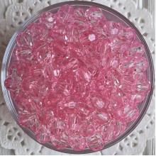 Хрусталь круглый, 10 мм, розовый, упаковка 500 г