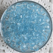 Хрусталь круглый, 10 мм, аквамариновый, упаковка 500 г