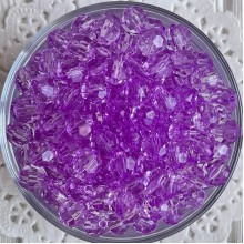 Хрусталь круглый, 10 мм, сиреневый, упаковка 500 г