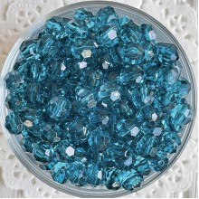 Хрусталь круглый, 10 мм, бирюзовый, упаковка 500 г