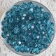 Хрусталь круглый, 10 мм, бирюзовый, упаковка 500 г