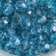 Хрусталь круглый, 10 мм, бирюзовый, упаковка 500 г