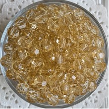 Хрусталь круглый, 10 мм, кремовый, упаковка 500 г