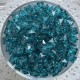 Хрусталь кубовидный, 10 мм, бирюзовый, упаковка 500 г