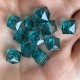 Хрусталь кубовидный, 10 мм, бирюзовый, упаковка 500 г Хрусталь кубовидный, 10 мм, бирюзовый, упаковка 500 г