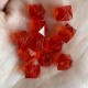 Хрусталь кубовидный, 10 мм, красный, упаковка 500 г Хрусталь кубовидный, 10 мм, красный, упаковка 500 г