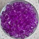 Хрусталь кубовидный, 10 мм, темно-сиреневый, упаковка 500 г