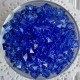 Кришталь кубовидний, 10 мм, темно-синій, упаковка 500 г