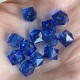 Кришталь кубовидний, 10 мм, темно-синій, упаковка 500 г