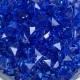 Кришталь кубовидний, 10 мм, темно-синій, упаковка 500 г